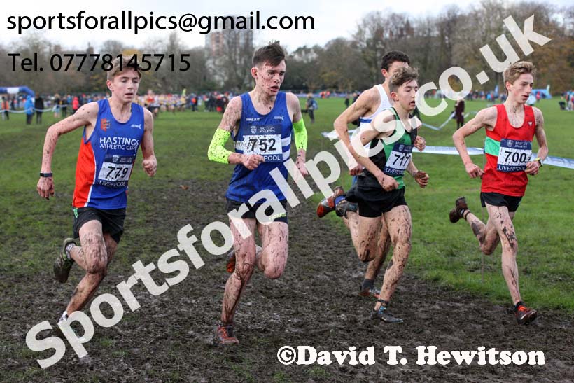 Mens under-17s  2017 British Athletics Liverpool Cross Challenge, Sefton Park, Liverpool. Photo:  David T. Hewitson/Sports for All Pics